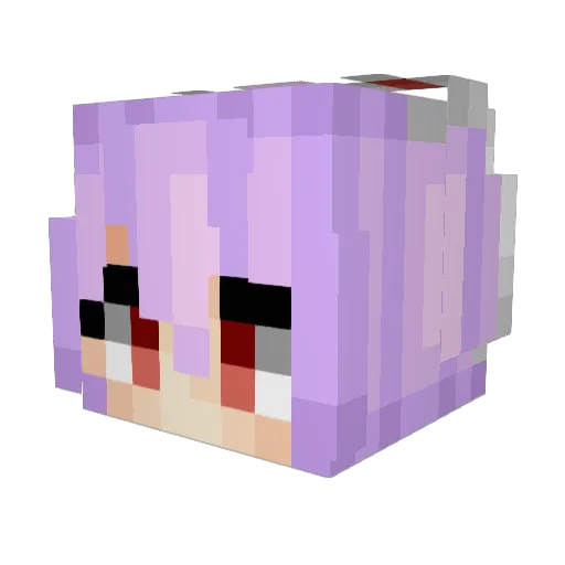 OracleLSTV Minecraft avatar head, 3D render