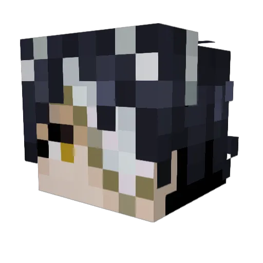 OracleOfHermes_ Minecraft avatar head, 3D render
