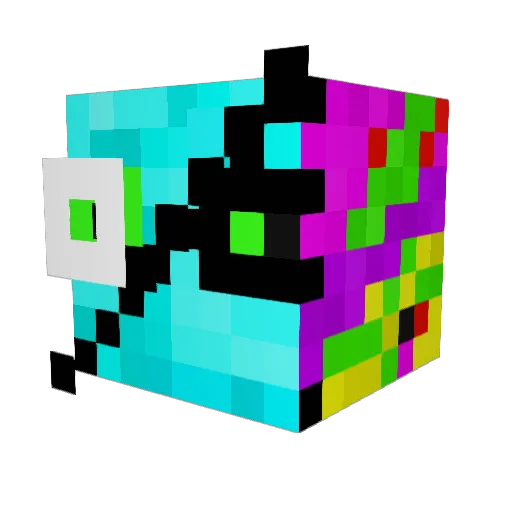 Oraclejr643 Minecraft avatar head, 3D render