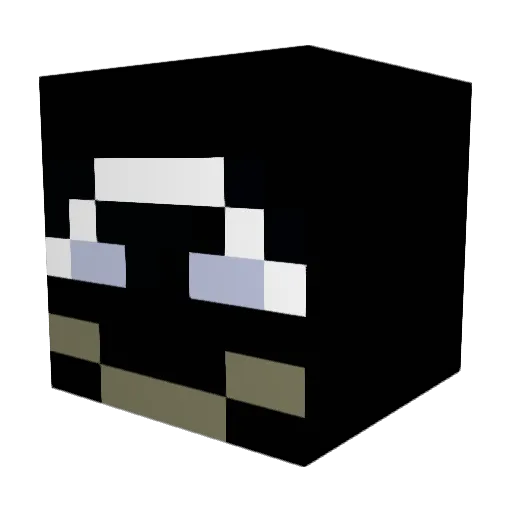 OracularRacer79 Minecraft avatar head, 3D render