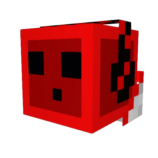 OralPenetrator Minecraft avatar head, 3D render