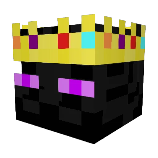 Orala Minecraft avatar head, 3D render