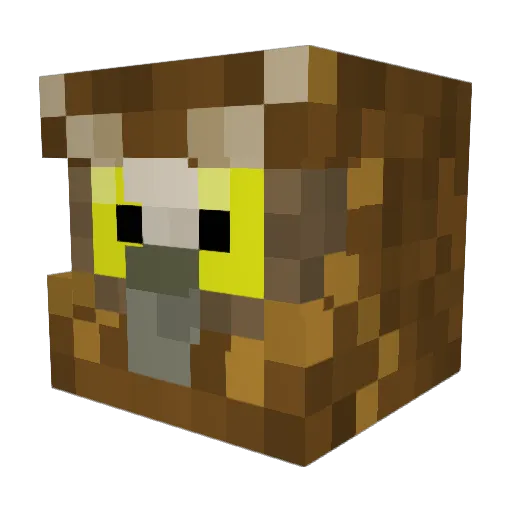 Oran_juice Minecraft avatar head, 3D render