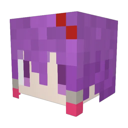 Orange118 Minecraft avatar head, 3D render