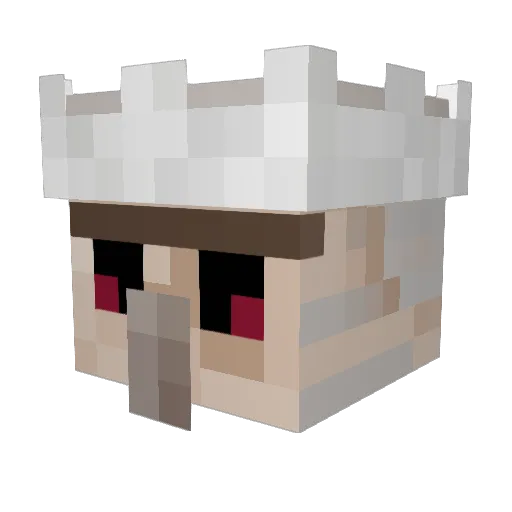 OrangeDragon5 Minecraft avatar head, 3D render