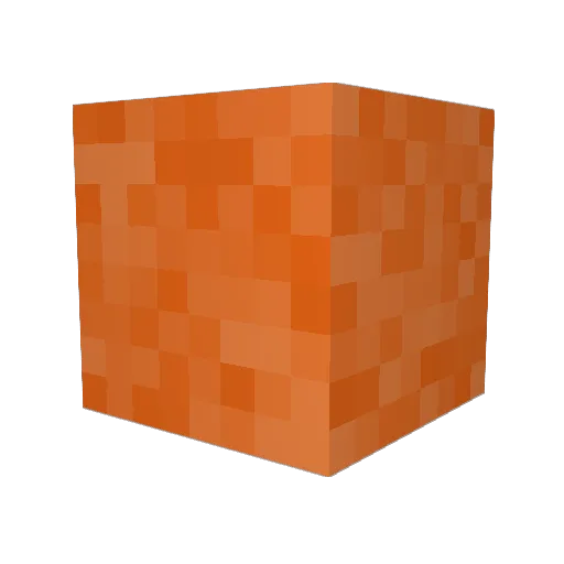 OrangeGuy92 Minecraft avatar head, 3D render