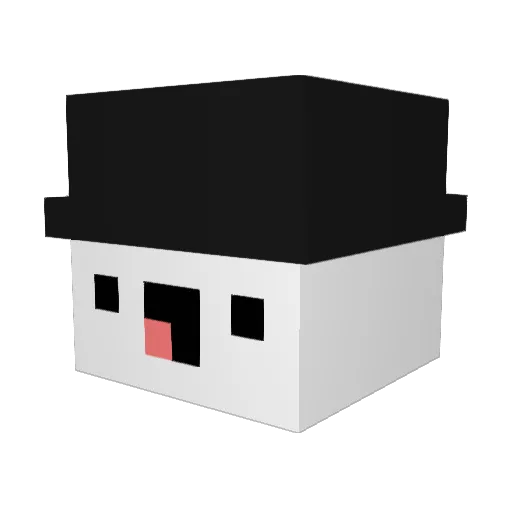OrangeJuice157 Minecraft avatar head, 3D render