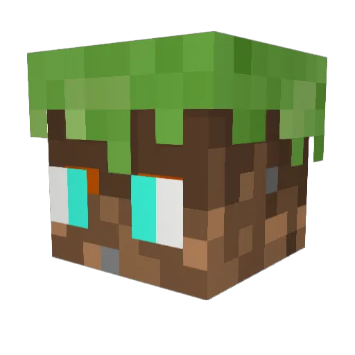 OrangeLion32 Minecraft avatar head, 3D render