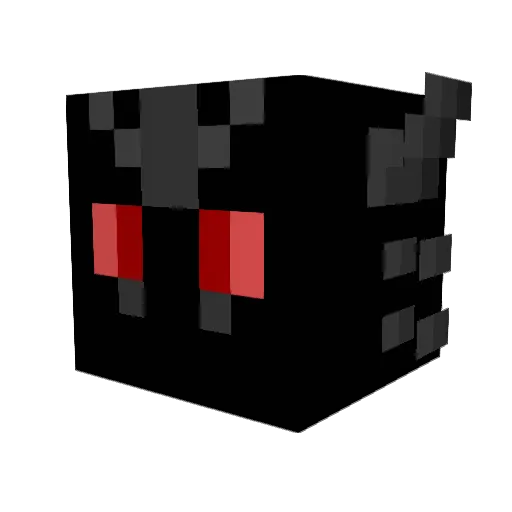 OrangeShaan Minecraft avatar head, 3D render