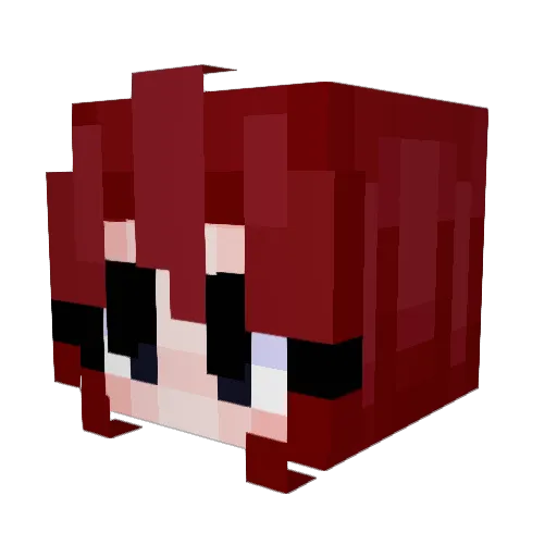 OrangeSlime606 Minecraft avatar head, 3D render