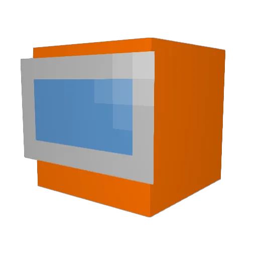 OrangeTM527 Minecraft avatar head, 3D render