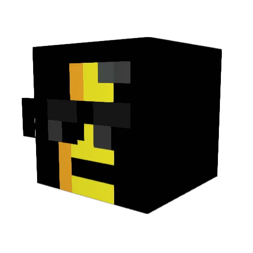 Orange_Juice1504 Minecraft avatar head, 3D render
