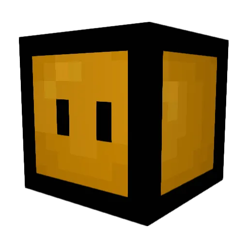 Orange_Man0 Minecraft avatar head, 3D render