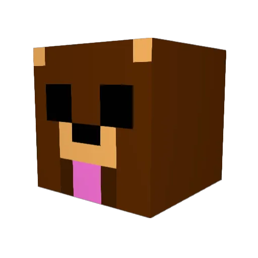 Orange_Slices Minecraft avatar head, 3D render