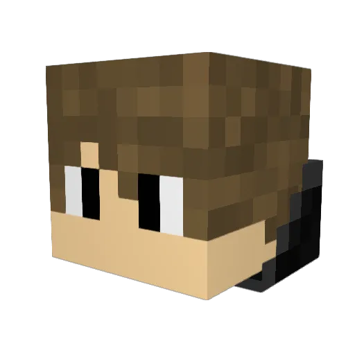 Orange_Yoshi88 Minecraft avatar head, 3D render