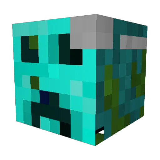 Orangemonkey20b Minecraft avatar head, 3D render