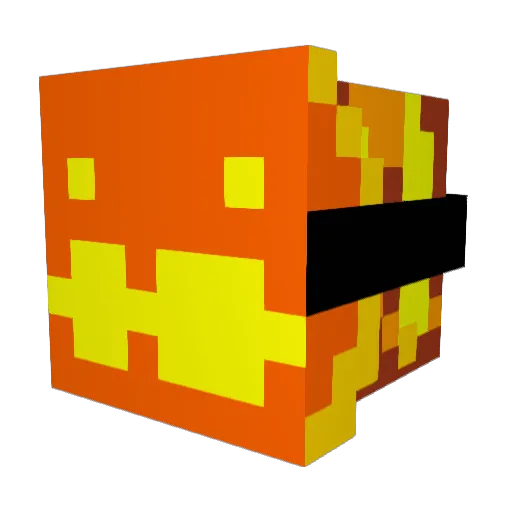 OrangenSaft_HD Minecraft avatar head, 3D render