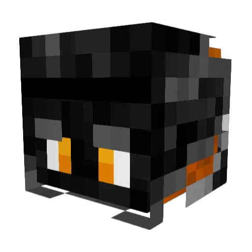 Orangeshadow9 Minecraft avatar head, 3D render