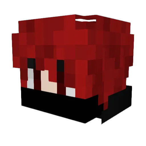OranginaBoy Minecraft avatar head, 3D render