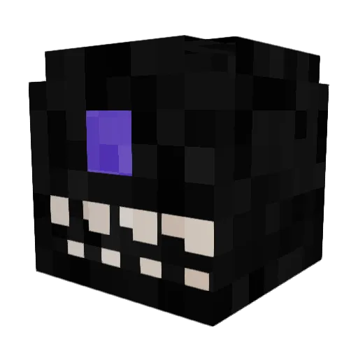 Orangr_ Minecraft avatar head, 3D render