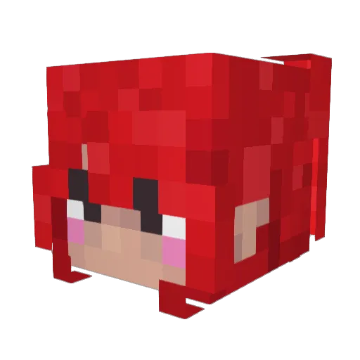Orangutan0606 Minecraft avatar head, 3D render