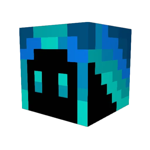Orantium Minecraft avatar head, 3D render