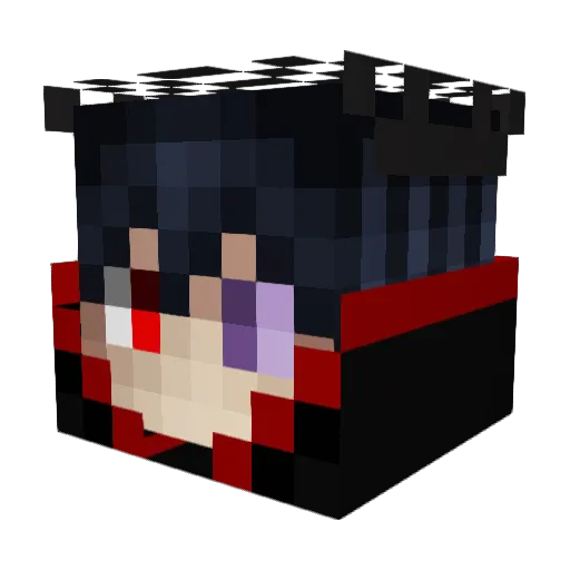 Orazio007 Minecraft avatar head, 3D render