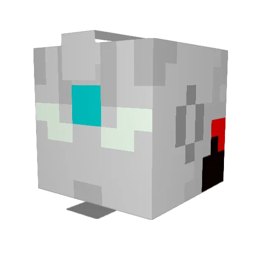 OrbATM Minecraft avatar head, 3D render