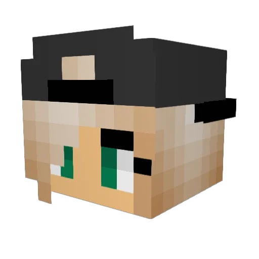 Orbeez_Eater Minecraft avatar head, 3D render