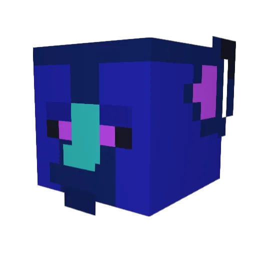 OrbitN3ptun3 Minecraft avatar head, 3D render