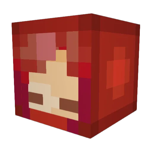 OrbitProbably Minecraft avatar head, 3D render