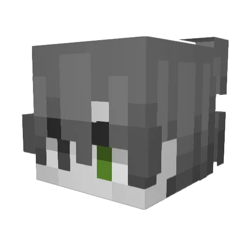 Orbita Minecraft avatar head, 3D render