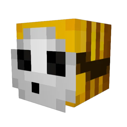 OrbitalAttack12 Minecraft avatar head, 3D render