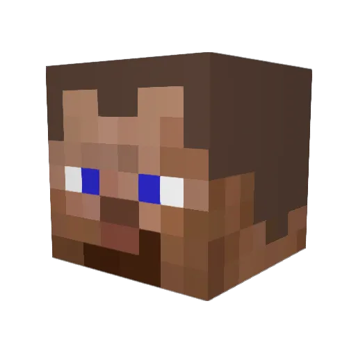 OrbitalBoB Minecraft avatar head, 3D render