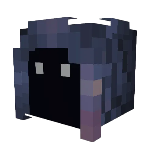 OrbitalDragon77 Minecraft avatar head, 3D render