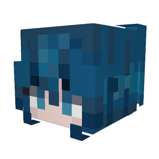 OrbitalKnot Minecraft avatar head, 3D render