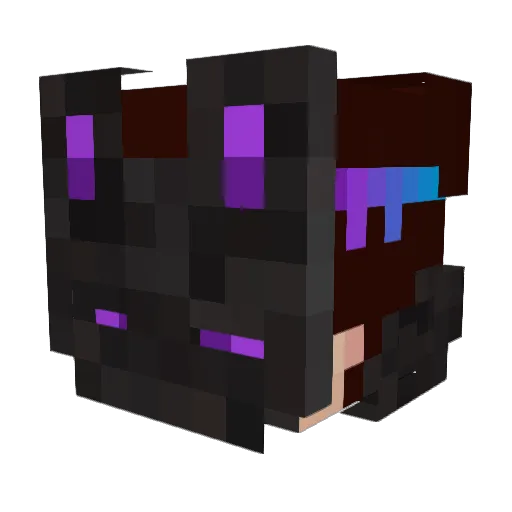 OrbitalRift Minecraft avatar head, 3D render