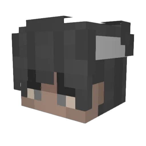 Orbits406 Minecraft avatar head, 3D render