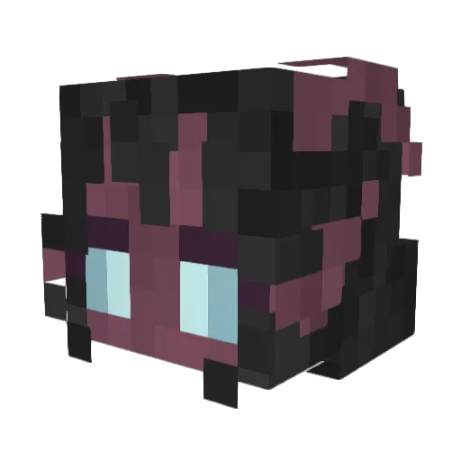 Orbs_00 Minecraft avatar head, 3D render