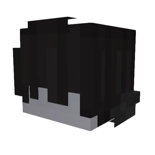Orbves Minecraft avatar head, 3D render