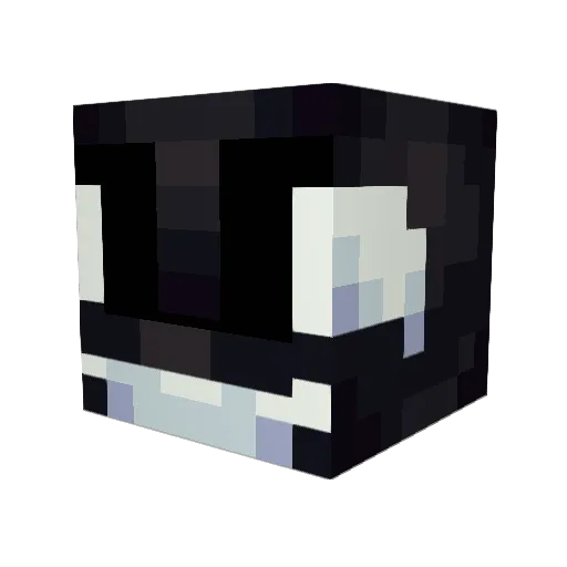Orca21 Minecraft avatar head, 3D render