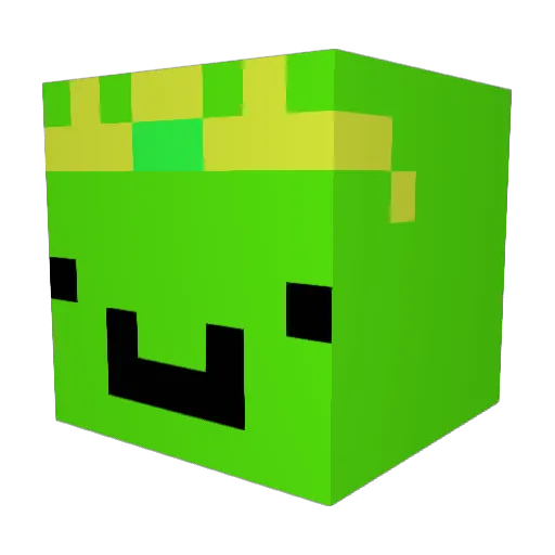 Orca239 Minecraft avatar head, 3D render