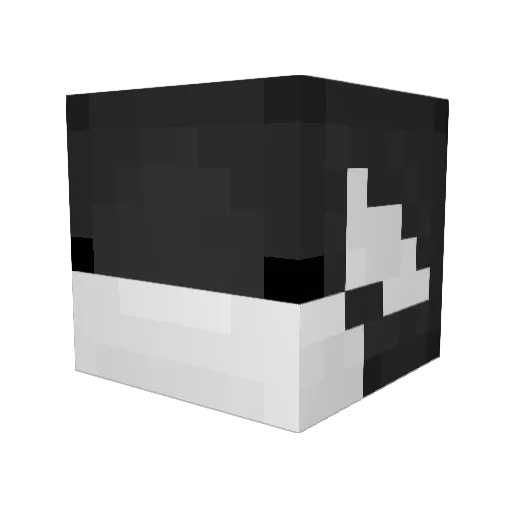 OrcaUltimate Minecraft avatar head, 3D render