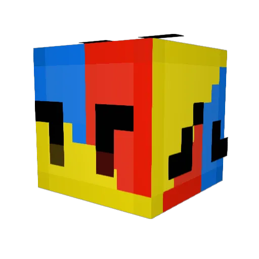 Orcancity Minecraft avatar head, 3D render