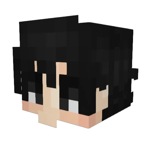 Orcane Minecraft avatar head, 3D render