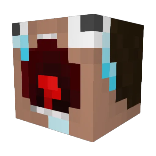 Orchid_Pavilion Minecraft avatar head, 3D render