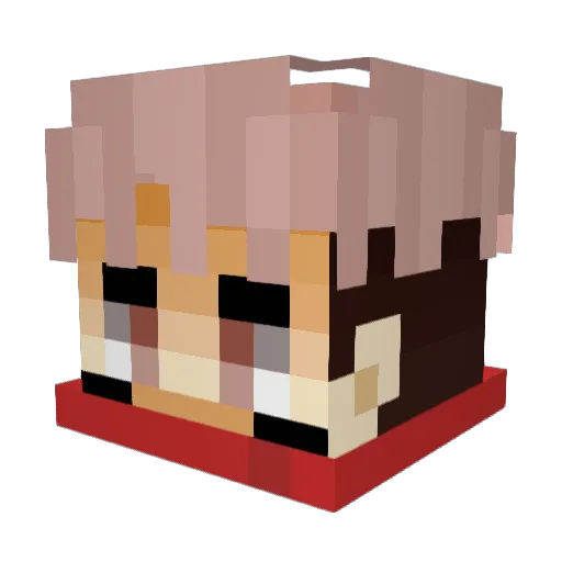 OrcunCakir0 Minecraft avatar head, 3D render