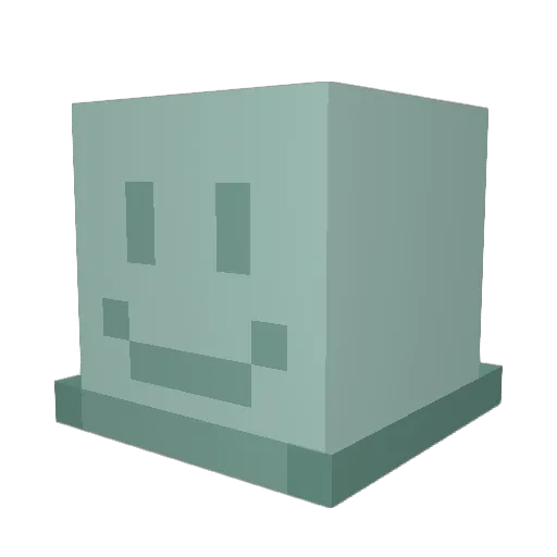 Orcyu Minecraft avatar head, 3D render