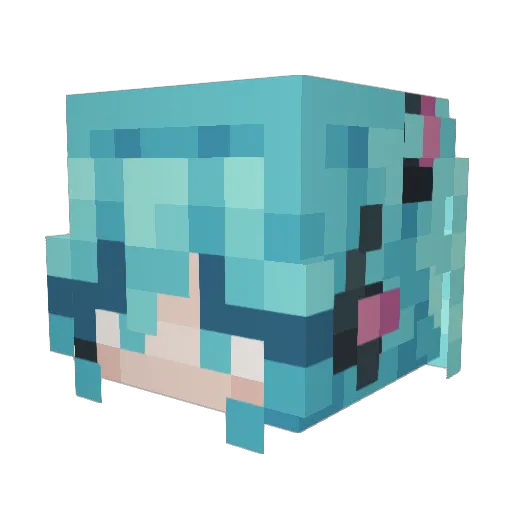 Ordeith1 Minecraft avatar head, 3D render