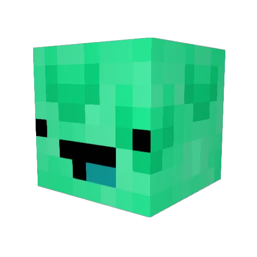 Ordelva Minecraft avatar head, 3D render